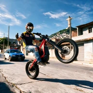 Moto Wheelie: Traffic Bike 3D