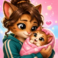 Anne ve kedi bakımı