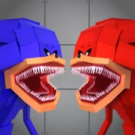 Blue Monster: Ragdoll Play