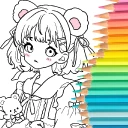 Cute Color: เกมระบายสีอนิเมะ