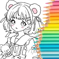 Cute Color: เกมระบายสีอนิเมะ