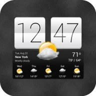 Sense V2 Flip Clock & Weather