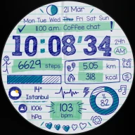 Paper of Time - Watch Face