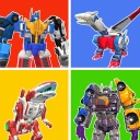 Pertarungan Robot Superhero