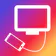 Phone to TV HDMI USB-C MHL