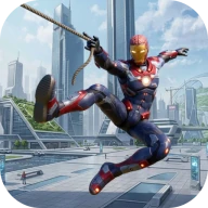 Hero Rope Flying- City Fighter