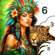 Jungle Color By Number Games