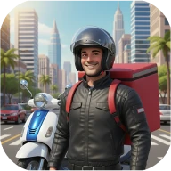 Motosiklet Kurye Acele Sim
