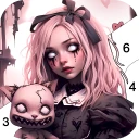 Dark, Horror Color by Number