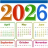 ปฏิทินปี 2027