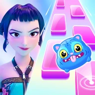 Music Hop: Dancing Ball Tiles