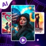 Pembuat Video AI dengan Musik