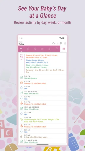 Baby Tracker - Newborn Log