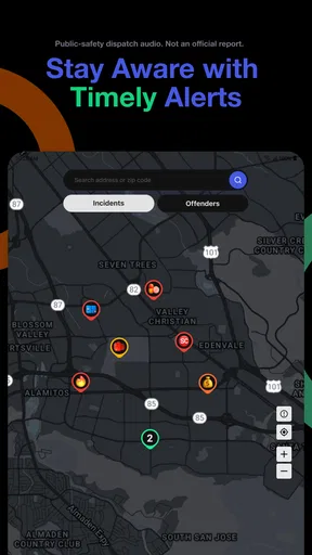 CrimeRadar: Dispatch Alerts