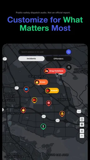 CrimeRadar: Dispatch Alerts