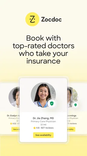 Zocdoc - Find and book doctors