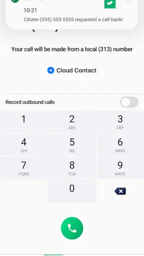 10-21 Police Phone