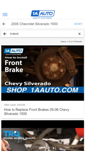 1A Auto: Parts & Repair Videos