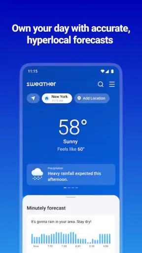 1Weather Forecasts & Radar