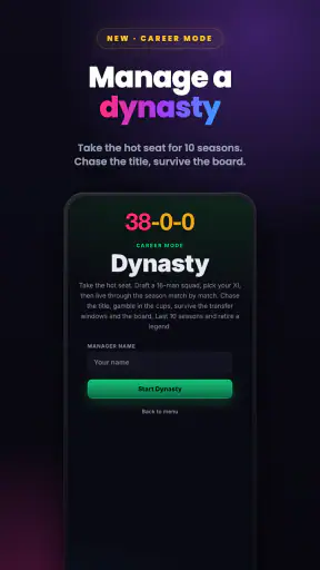 38-0-0: Football Squad Draft