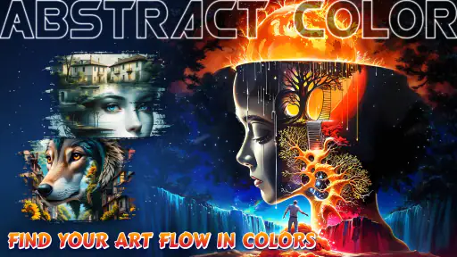 Abstract Surreal Coloring Game