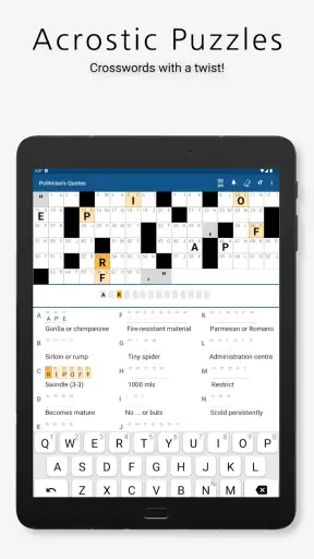 Acrostic Crossword Puzzles