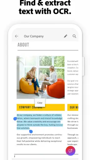 Adobe Scan AI PDF Scanner, OCR