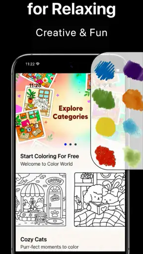 Adult Coloring Book - Bloom