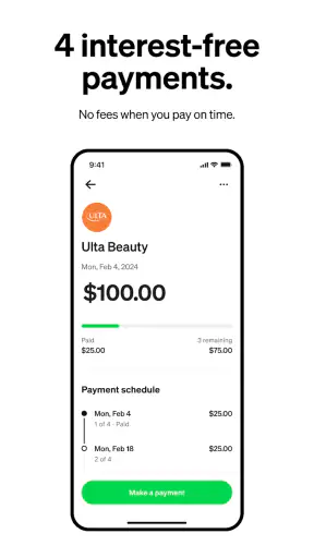 Afterpay: Pay over time