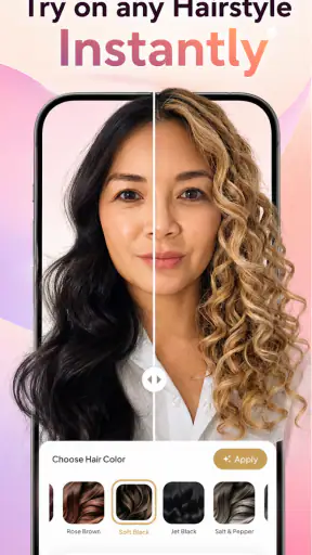 AI Hair Try On & Color Changer