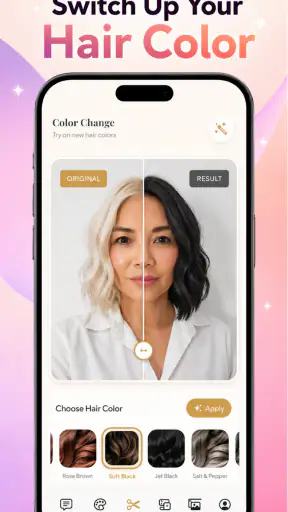 AI Hair Try On & Color Changer