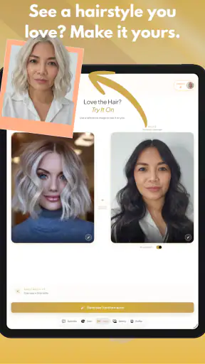 AI Hair Try On & Color Changer