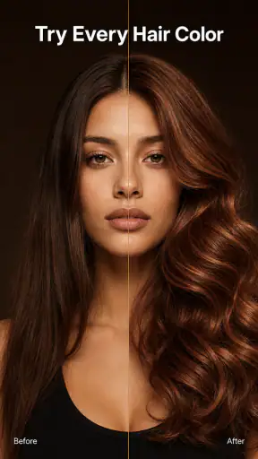 AI Hairstyle Try On & Color