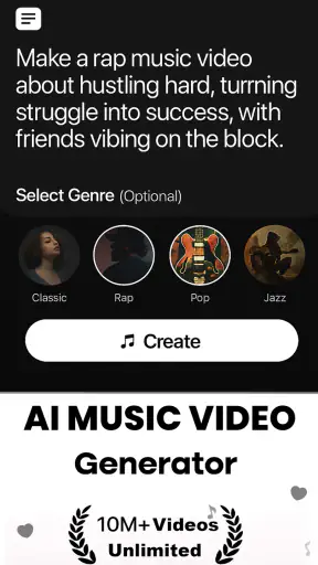 AI Music Video Maker - Rap AI