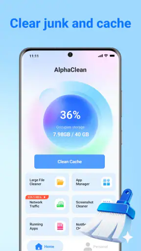 AlphaClean: Junk Cleaner