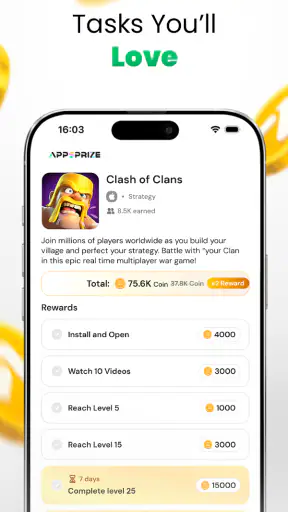 AppsPrize Play Games Earn Cash