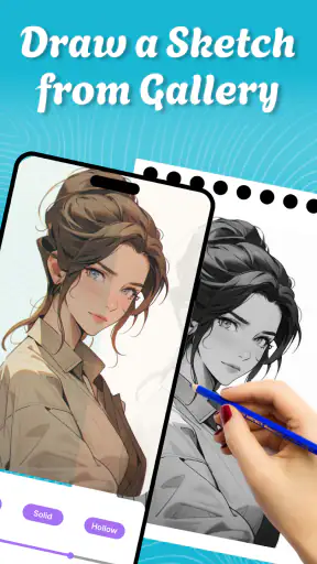 AR Sketch Trace: Anime Drawing