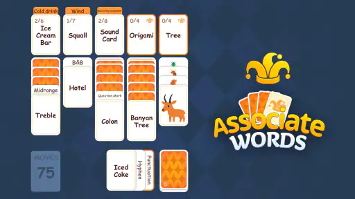 Associate Words: Solitaire