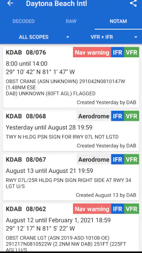 Avia Weather - METAR & TAF