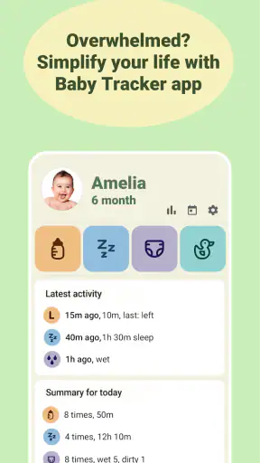 Baby tracker - feeding, sleep