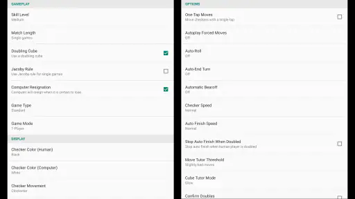Backgammon NJ for Android