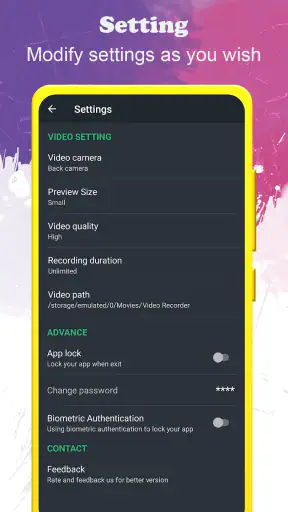 Background video recorder