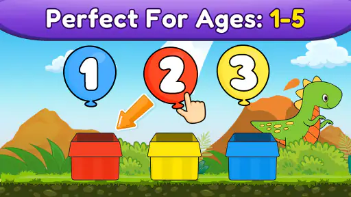 Balloon Pop Kids Learning Game