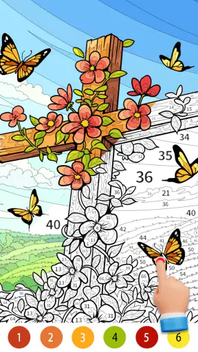 Bible Color Paint By Number