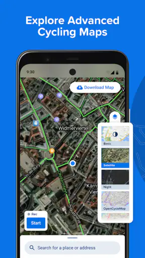 Bikemap: Cycling Tracker & GPS