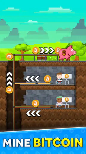 Bitcoin Miner Idle Tycoon Game