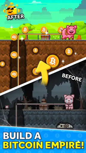 Bitcoin Miner Idle Tycoon Game