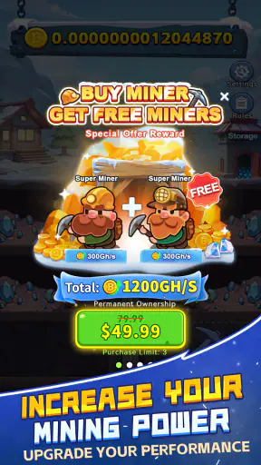 Bitcoin Miner -Frozen Treasure