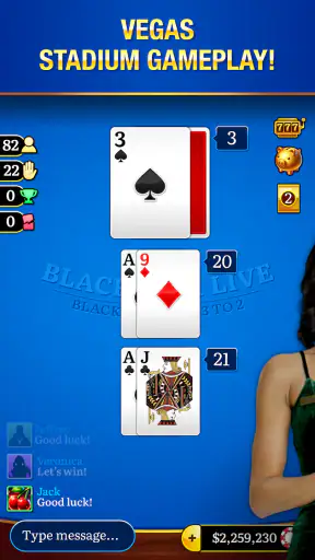 Blackjack Live ™ Casino 21