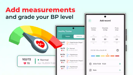 Blood Pressure Log: BP Monitor